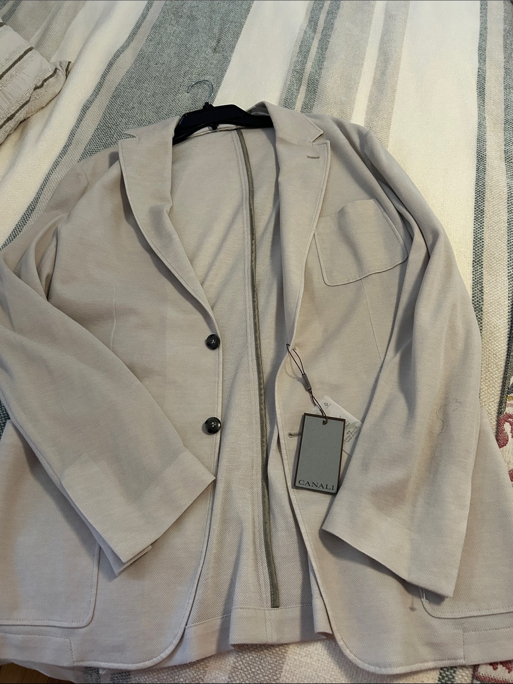Canali Light Beige Women's Blazer
